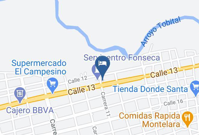 Hotel Raquel Rosado Map