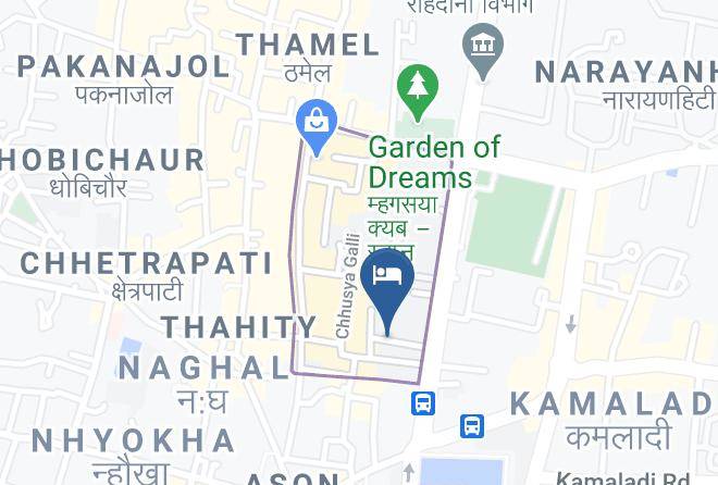 Kathmandu - Hotel Rara Maps