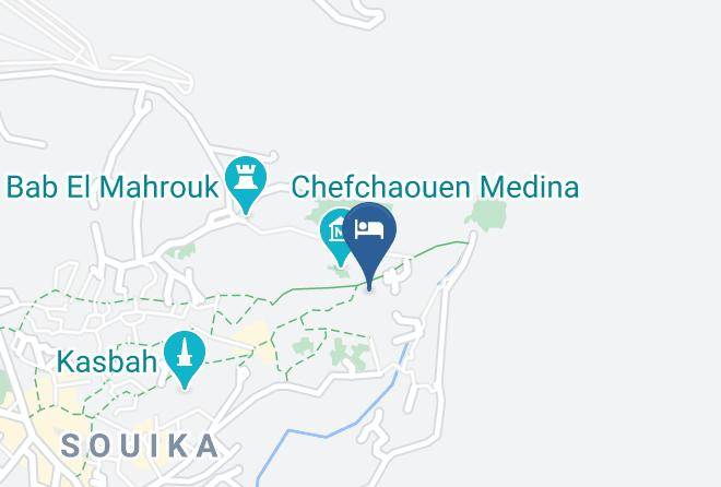 Chefchaouen - Hotel Ras El Maa Maps