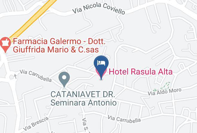 Catania - Hotel Rasula Alta Maps