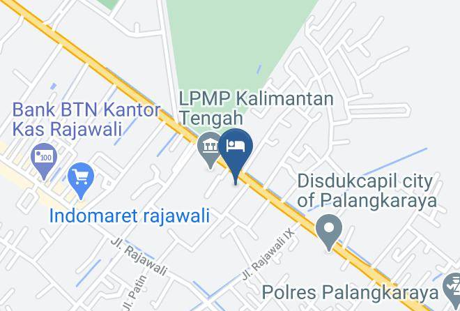 Kota Palangka Raya - Hotel Ratama Palangkaraya Maps