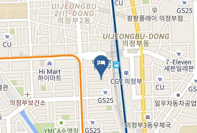 Uijeongbusi - Hotel Raton Maps