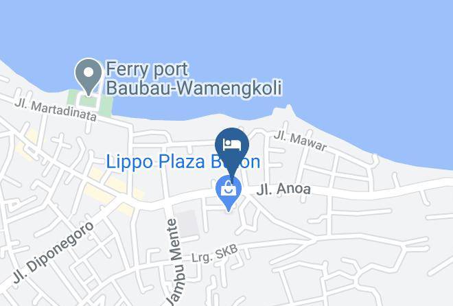 Kota Baubau - Hotel Ratu Rajawali Maps