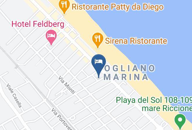 Rimini - Hotel Raul Maps
