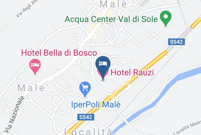 Trento - Hotel Rauzi Maps