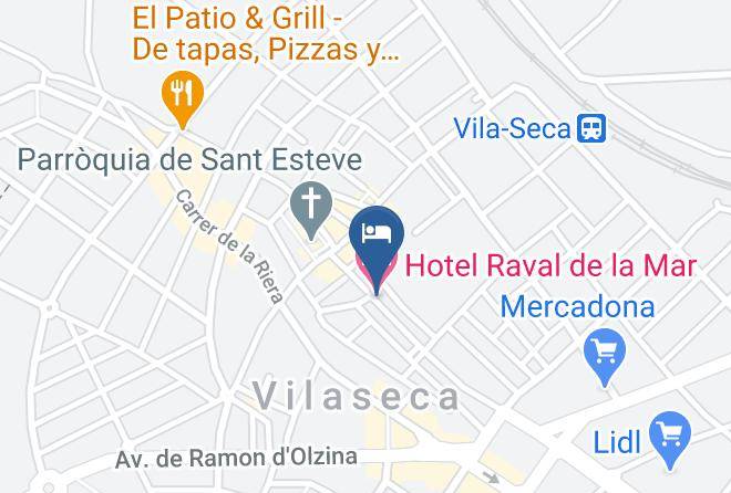 Tarragona - Hotel Raval De La Mar Maps