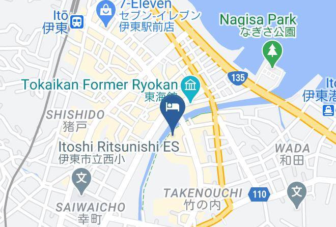 Ito City - Hotel Ravie Kawaryo Maps