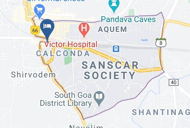 Hotel Raviraj Classic Map