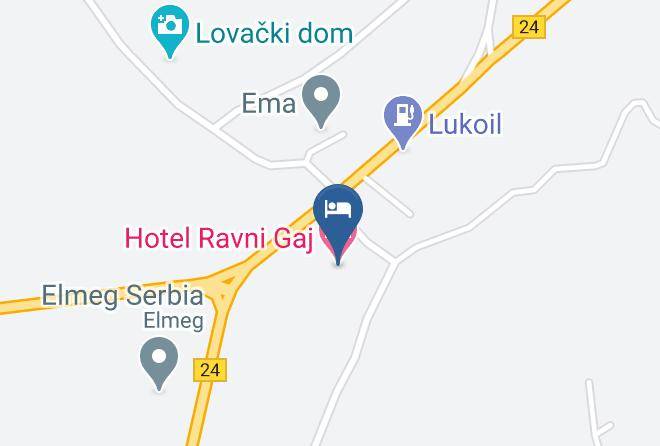 Sumadijski Okrug - Hotel Ravni Gaj Maps