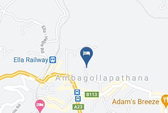 Badulla - Hotel Rawana Den Maps
