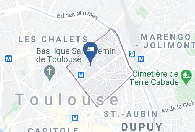 Haute Garonne - Hotel Raymond 4 Toulouse Maps