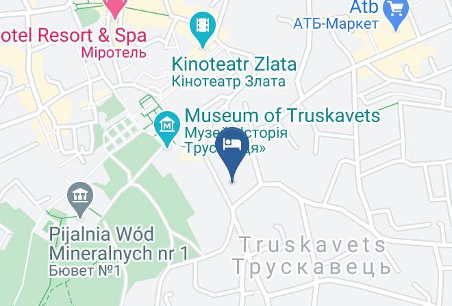 Truskavets - Hotel Raymond Maps
