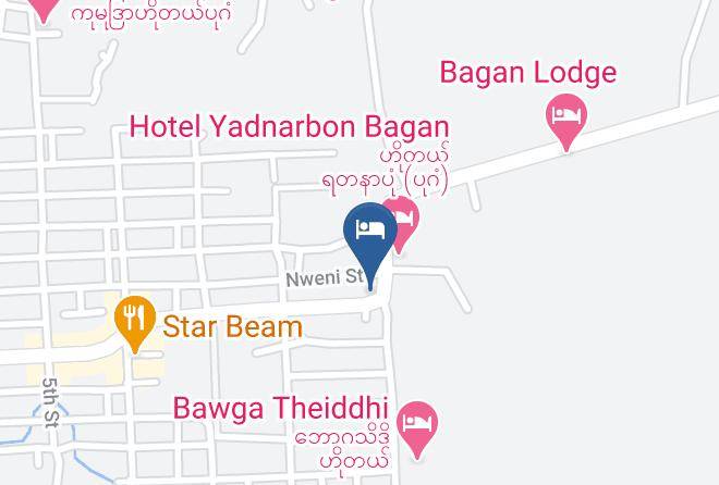 Nyaung U - Hotel Razagyo Maps