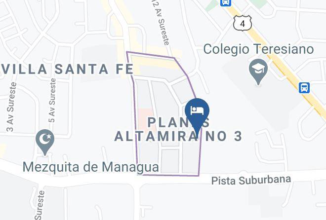 Managua - Hotel Rdg Maps