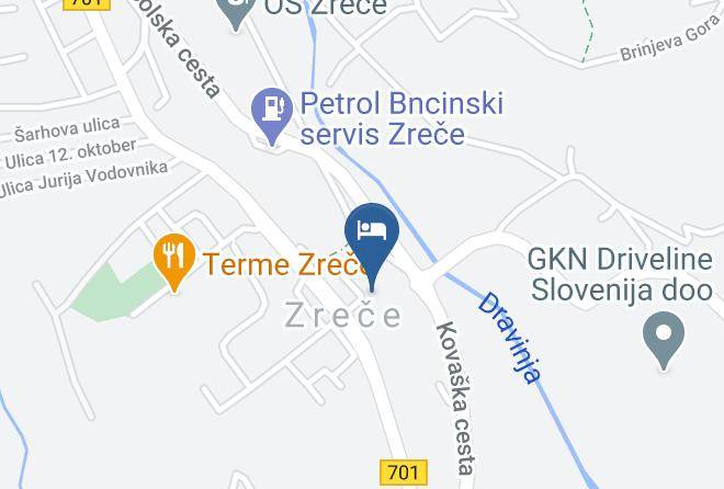 Zgornje Zrece - Hotel Reaktiv Maps