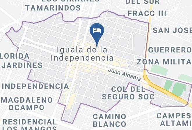 Iguala De La Independencia - Hotel Real 1900 Maps