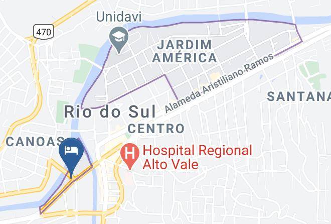 Rio Do Sul - Hotel Real 24h Maps