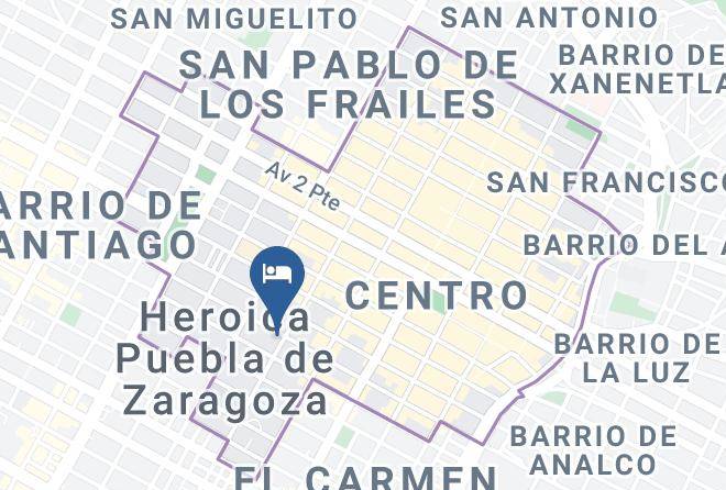 Heroica Puebla De Zaragoza Puebla - Hotel Real 500 Maps