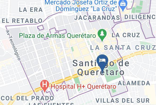 Hotel Real Alameda Mapa
 - Queretaro - Santiago De Queretaro