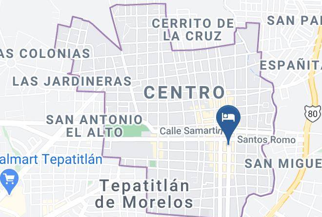 Tepatitlan De Morelos - Hotel Real Alteno Maps