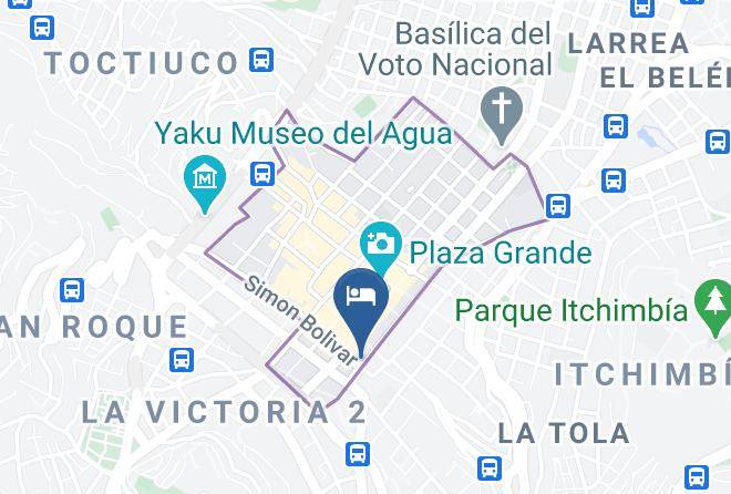 Distrito Metropolitano De Quito - Hotel Real Audiencia Maps