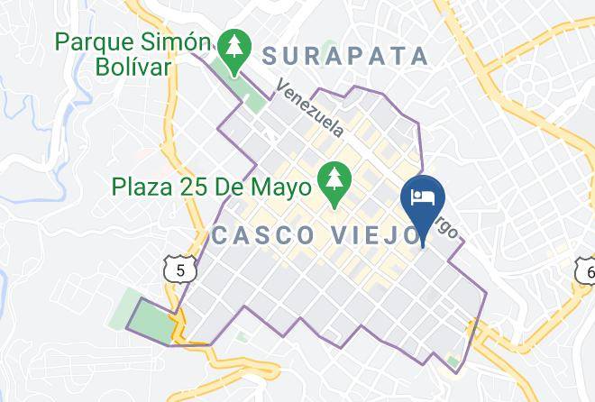 Oropeza - Hotel Real Audiencia Maps