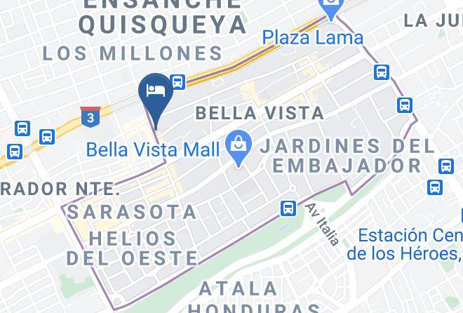 Santo Domingo De Guzman - Hotel Real Bella Vista Maps