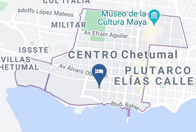 Othon P Blanco - Hotel Real Caribe Maps