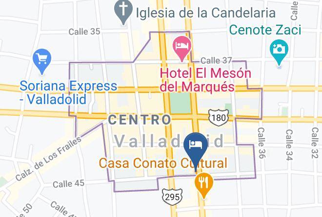 Valladolid - Hotel Real Colonial Maps