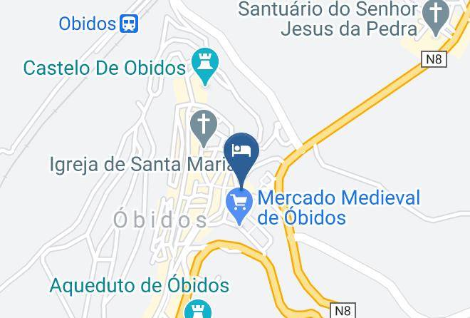 Obidos - Hotel Real D Obidos Maps
