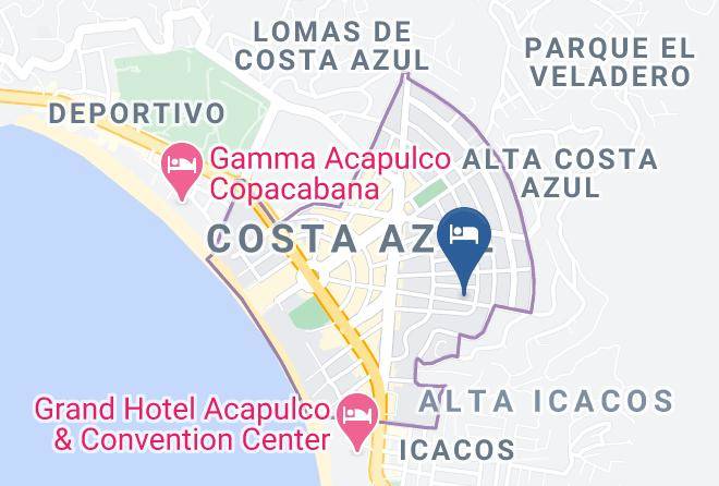 Acapulco De Juarez - Hotel Real Da Vinci Maps
