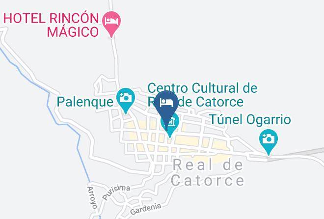 Catorce - Hotel Real De Alamos Maps
