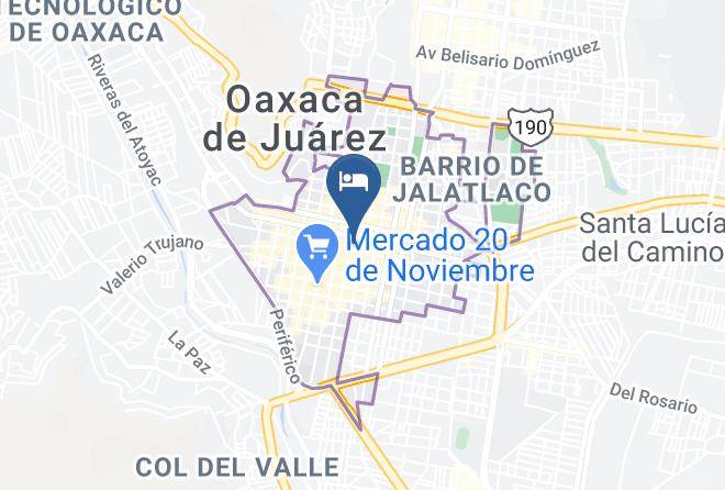 Oaxaca De Juarez - Hotel Real De Antequera Maps