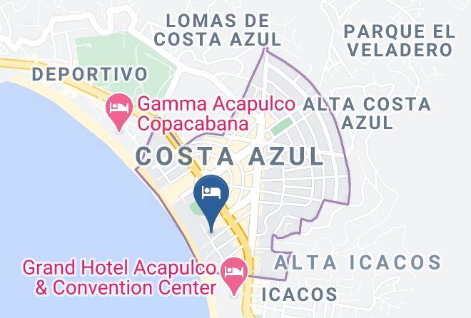 Acapulco De Juarez - Hotel Real De Cascadas Acapulco Maps