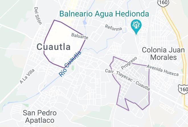 Cuautla - Hotel Real De Cuautla Maps