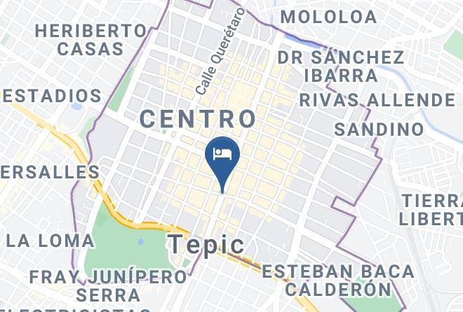 Tepic - Hotel Real De Don Juan Maps