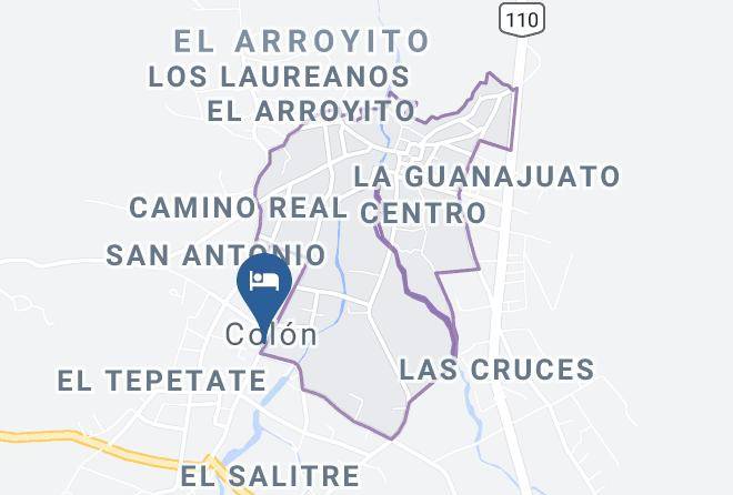 Colon Municipality - Hotel Real De La Esperanza Maps