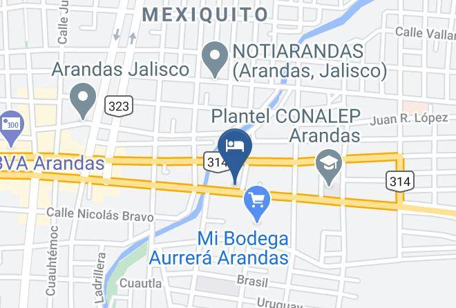 Hotel Real De Mexico Map