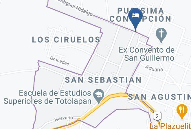 Totolapan - Hotel Real De Morelos Maps