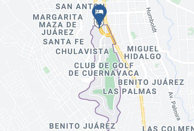Cuernavaca - Hotel Real De Obregon Maps