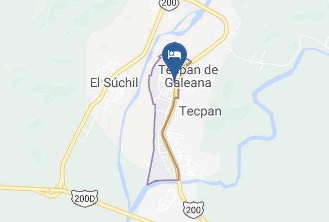 Tecpan De Galeana - Hotel Real De Tecpan Maps