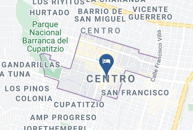 Uruapan - Hotel Real De Uruapan Maps
