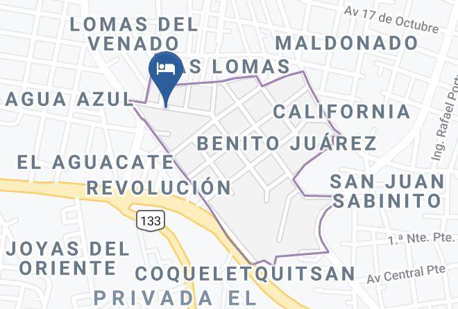 Tuxtla Gutierrez - Hotel Real Del Ambar Maps