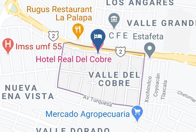 Cananea Municipality - Hotel Real Del Cobre Maps