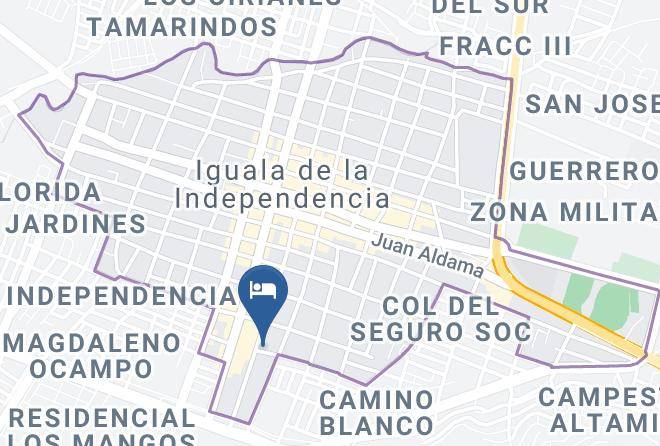 Iguala De La Independencia - Hotel Real Del Huerto Maps
