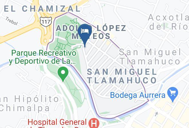 Tlaxcala Adolfo Lopez Mateos - Hotel Real Del Lago Maps