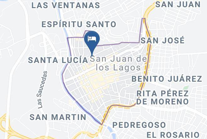 San Juan De Los Lagos - Hotel Real Del Oro Maps