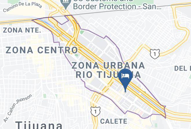 Tijuana - Hotel Real Del Rio Maps