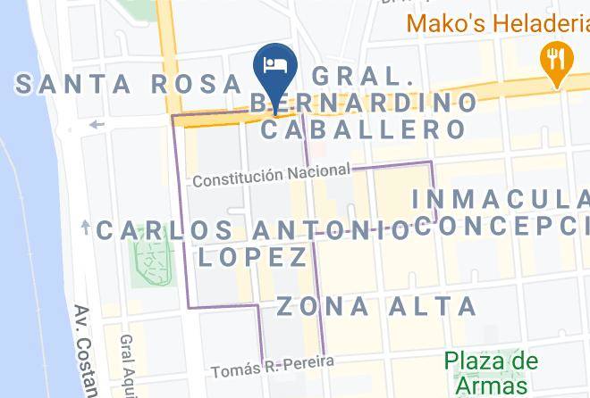 Encarnacion - Hotel Real Maps
