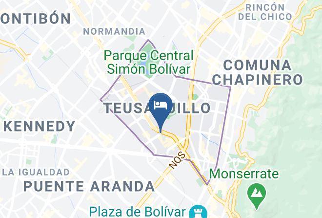 Bogota - Hotel Real Estacion Maps